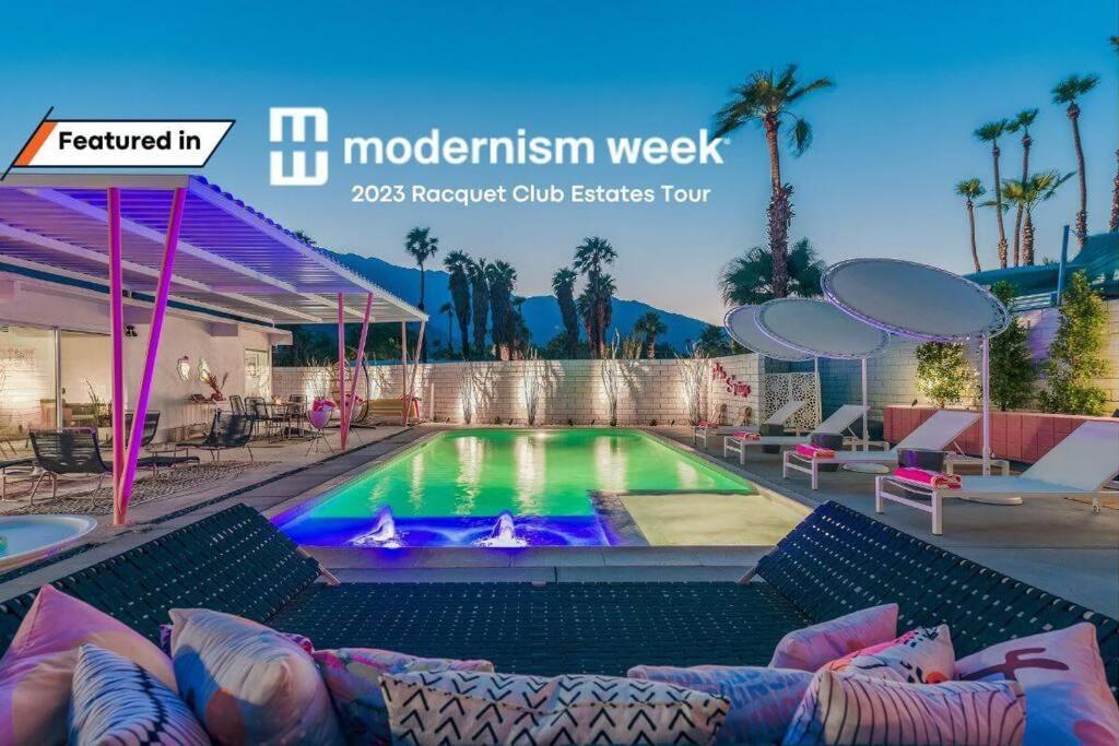 Alexander: Retro Chic Oasis 2023 Modernism Showcase House Палм Спринг Екстериор снимка